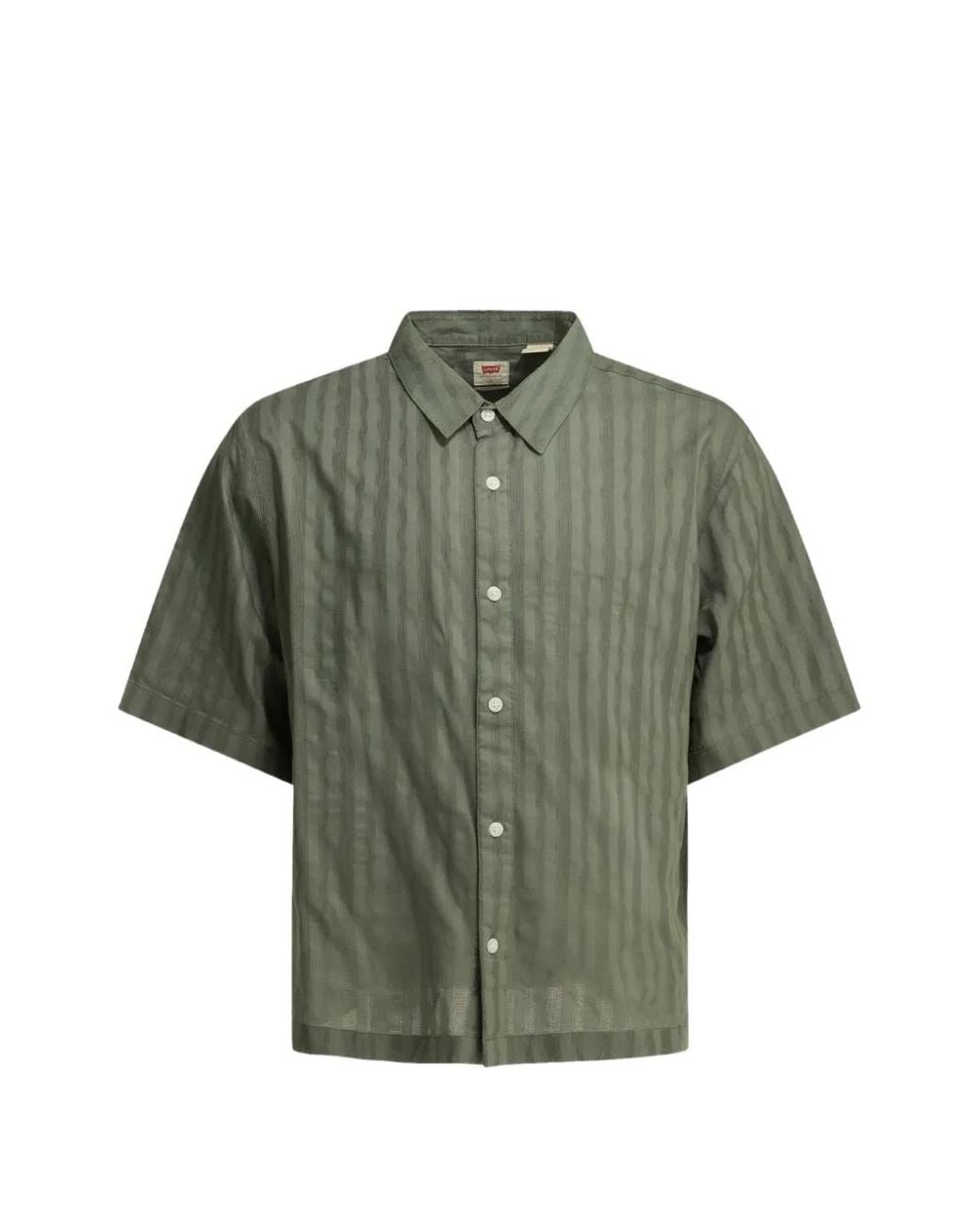 Camicia A Righe Verticali di Levi's in Green da Uomo