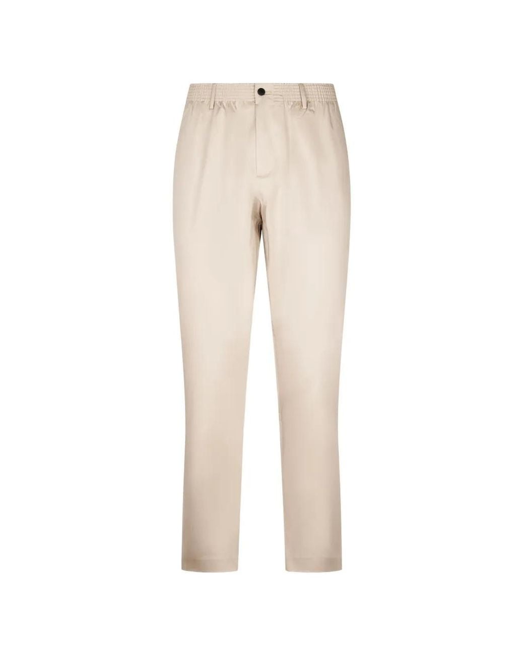Cellar Door Natural Elasticated Trousers for men
