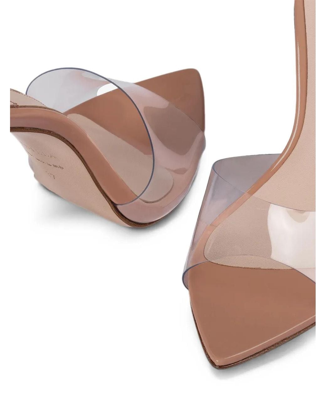 Le Silla White Bella Transparent-Strap Sandals