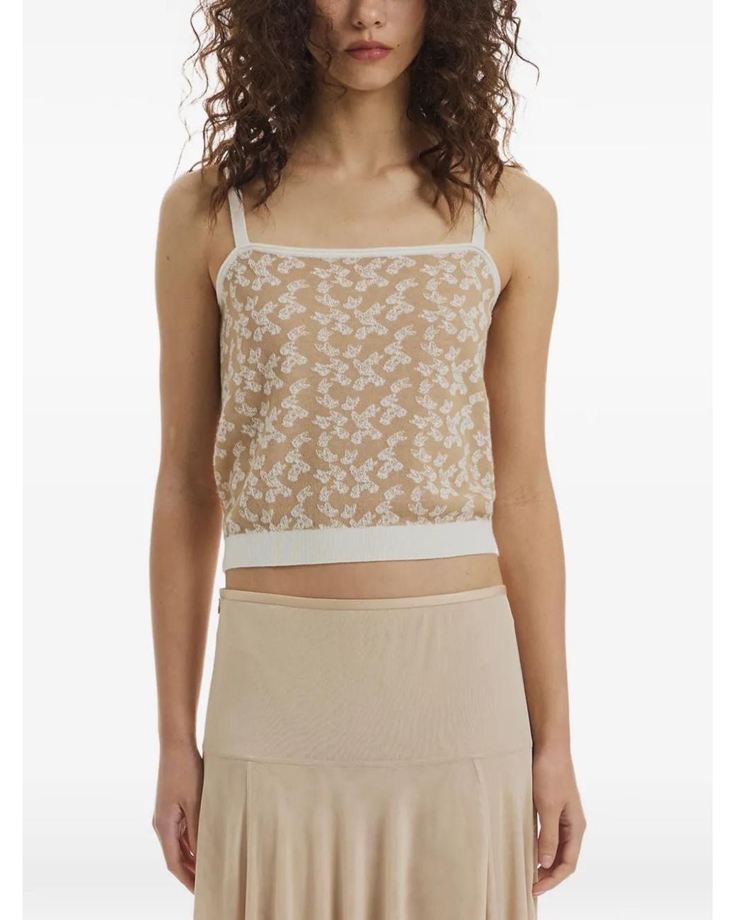 Top Sin Mangas CRUSH Collection de color Natural