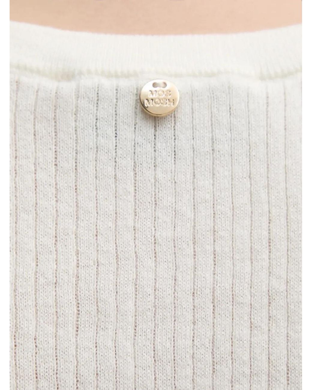 Mos Mosh White Relena Tani V-Neck Tank Top