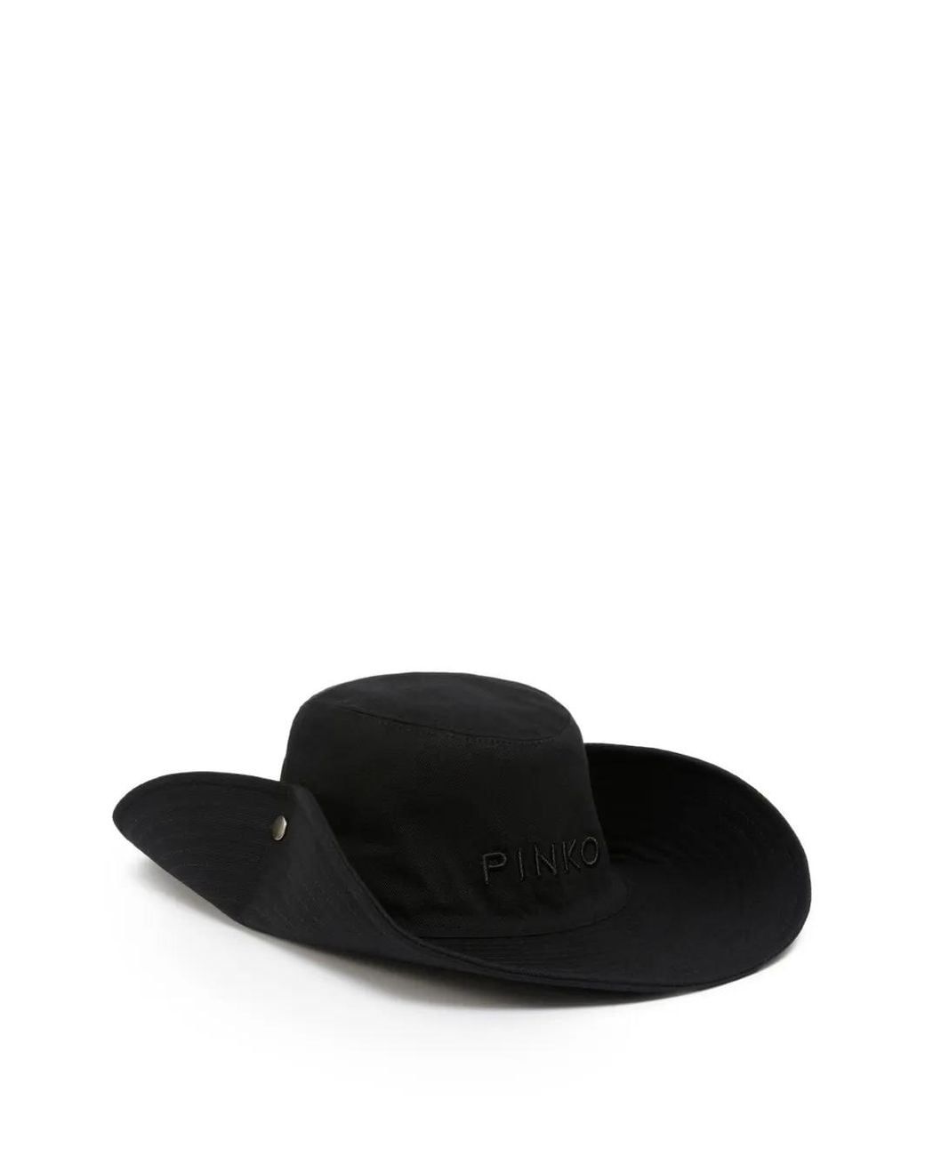 Fedora Con Bottoni di Pinko in Black