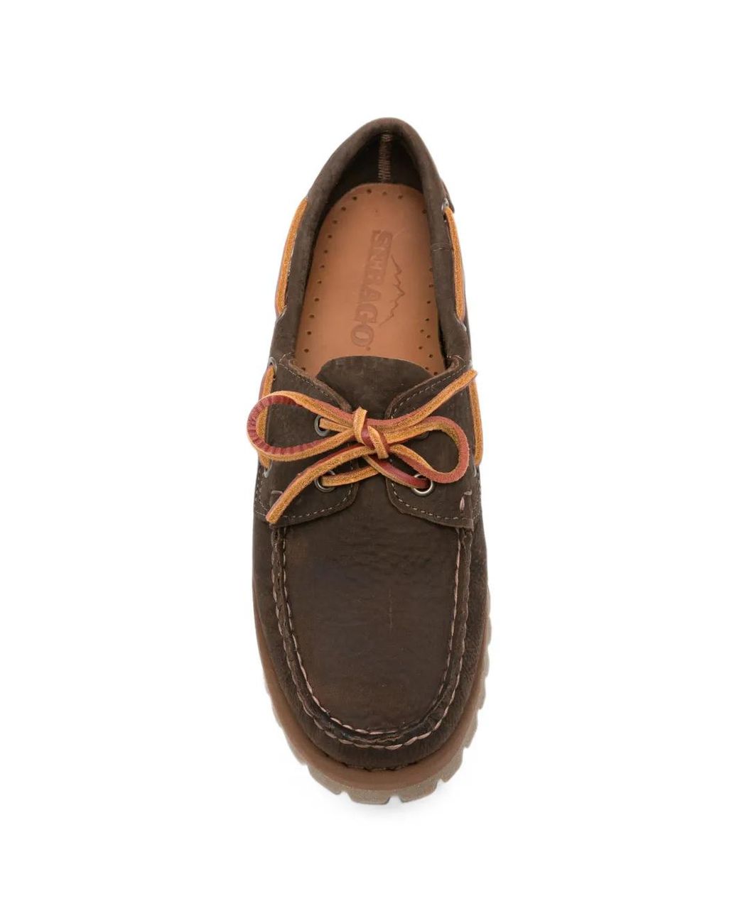 Sebago Brown Ranger Lug-Sole Boat Shoes