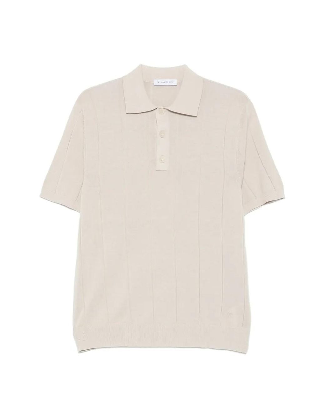 Manuel Ritz White Short-Sleeve Polo Shirt for men