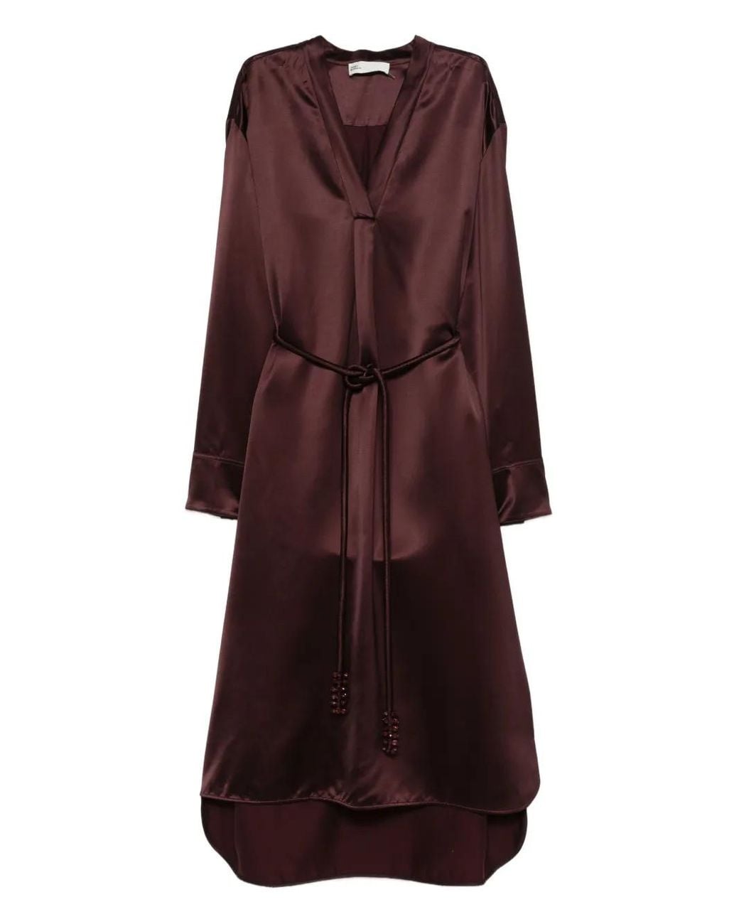 Tory Burch Purple Viscose Shirtdress