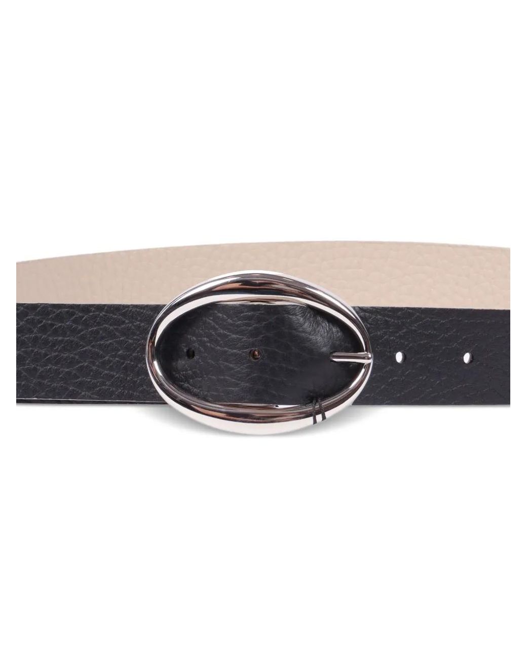 Orciani White Leather Belt