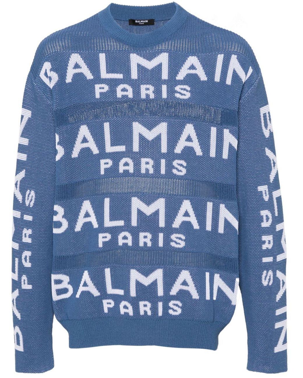 Balmain jumper blue sale