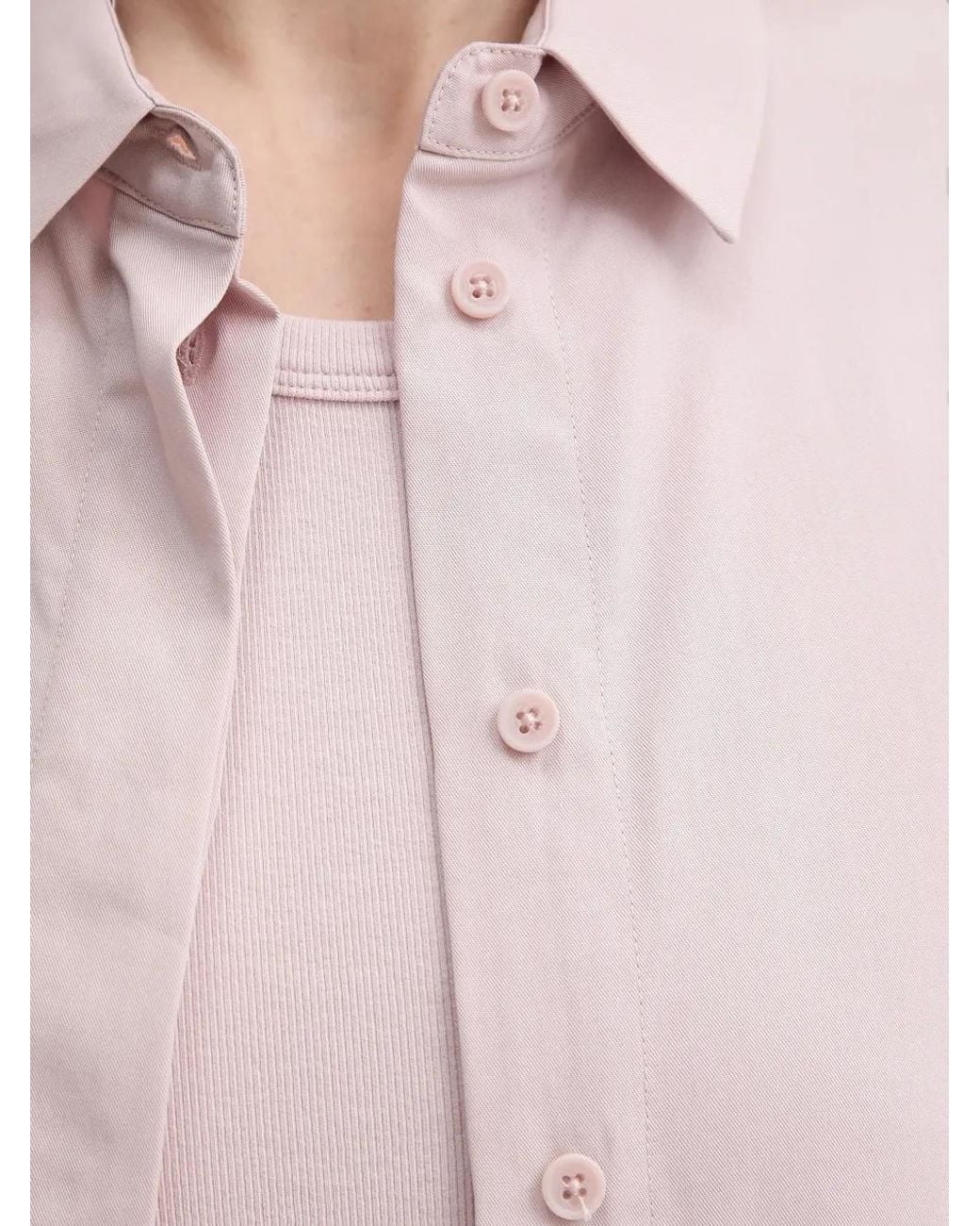 Samsøe & Samsøe Pink Mina Short-Sleeve Shirt
