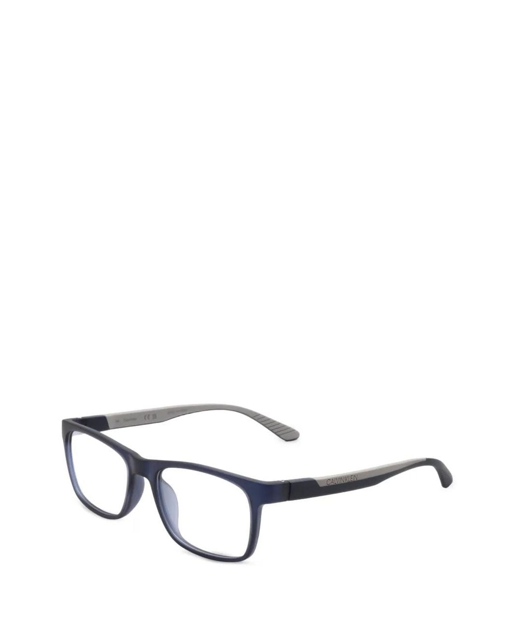 Calvin Klein Brille Mit Eckigem Gestell in White für Herren