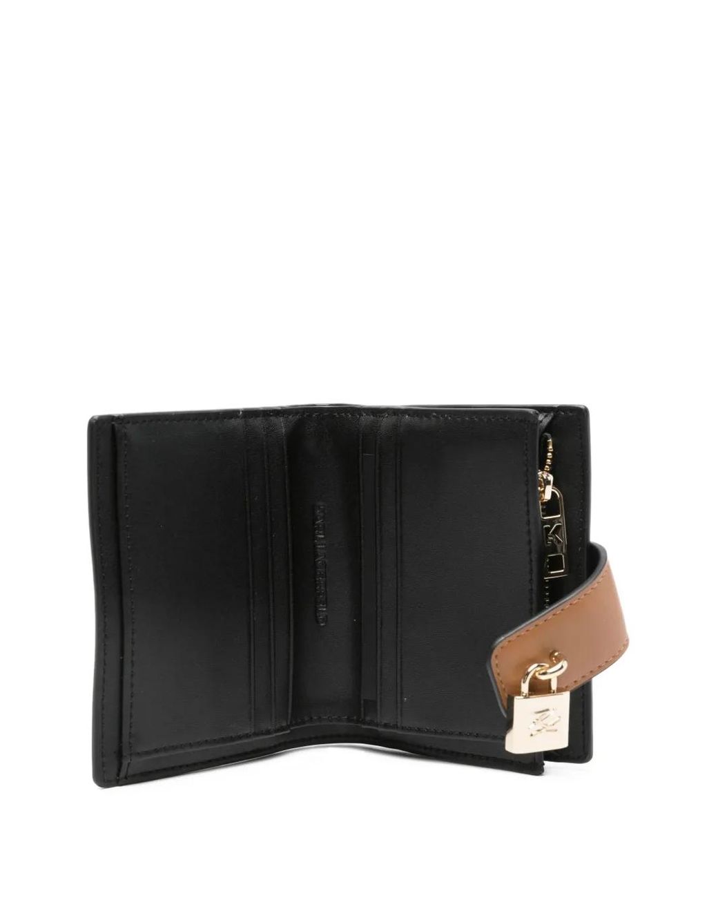 Karl Lagerfeld Natural Padlock Wallet