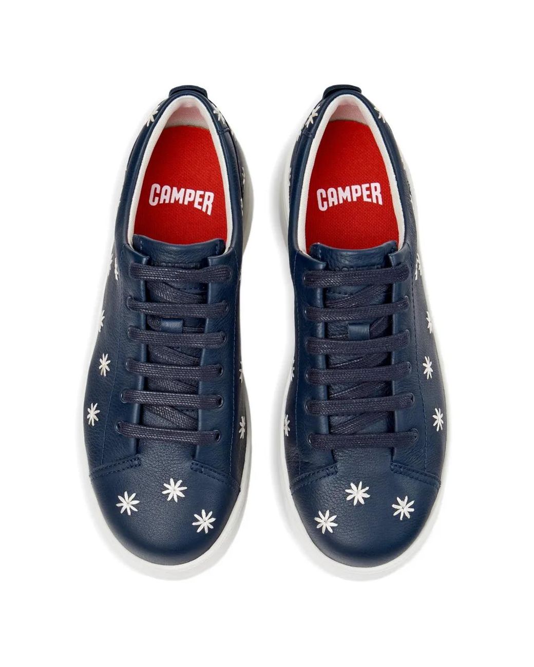 Camper Blue Runner Up Floral Sneakers