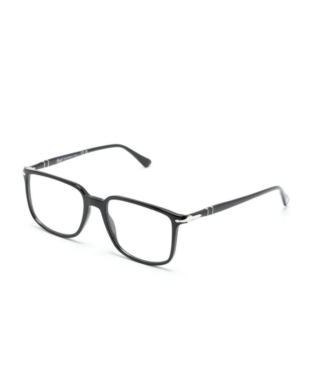 Persol Black Square-Frame Glasses for men