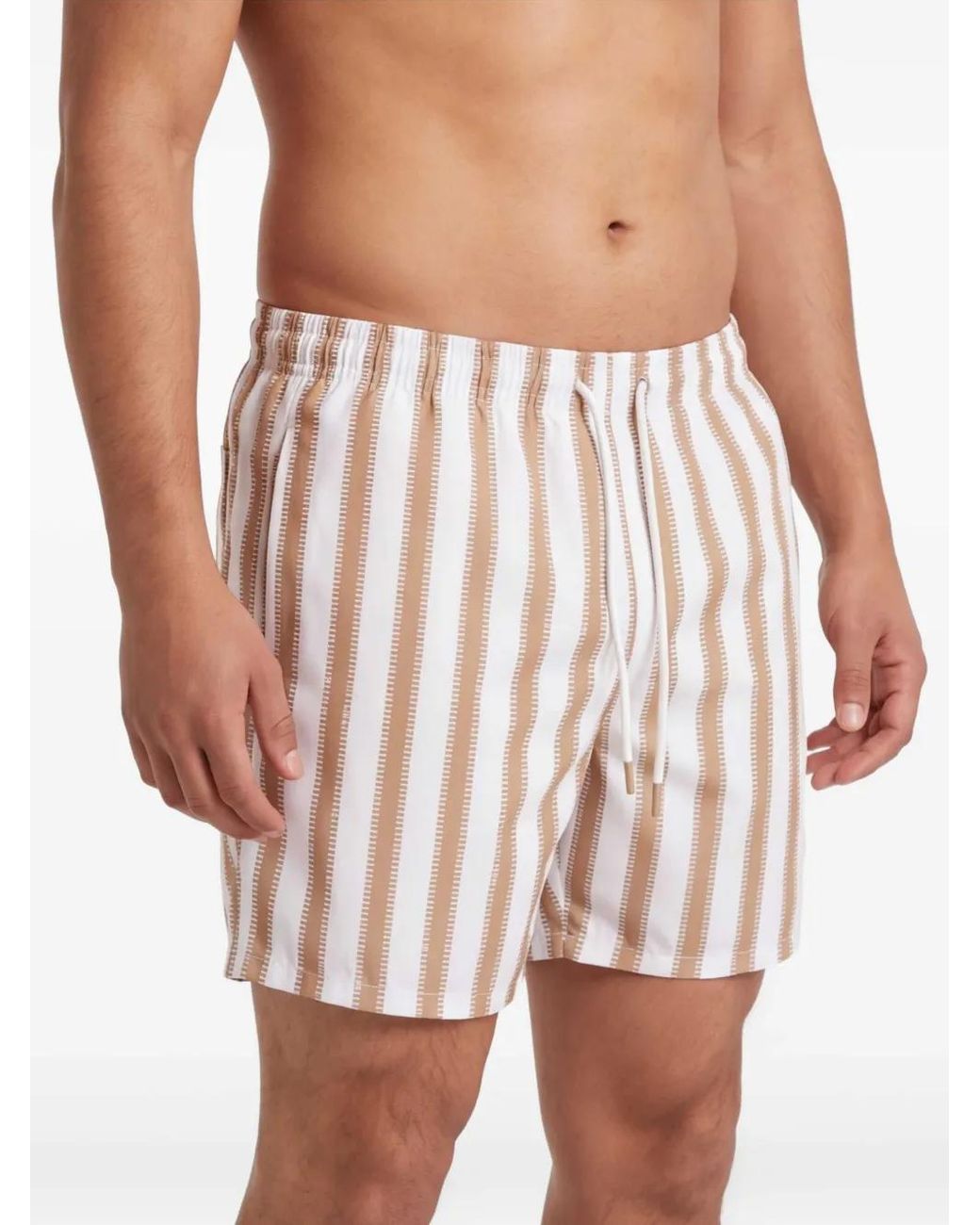 Boss Pink Piranha Swim Shorts for men