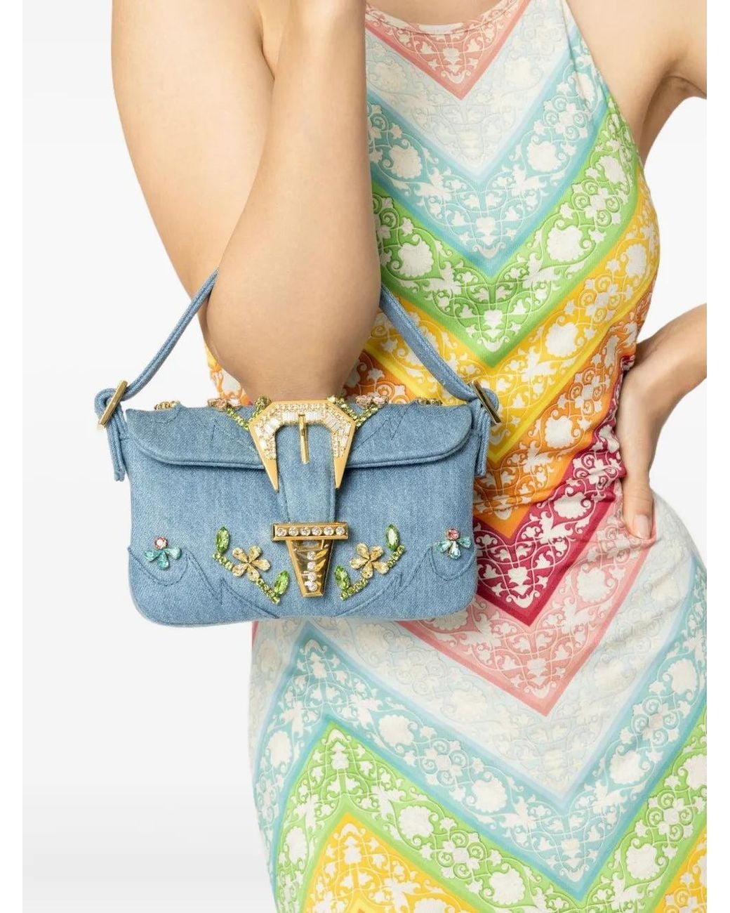Gedebe Blue Mini Habibi Tote Bag