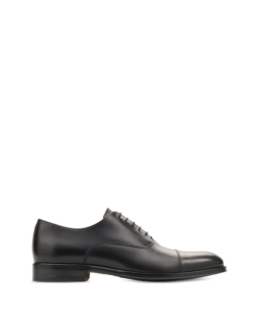 Lottusse White Lenox Cap-Toe Oxford Shoes for men