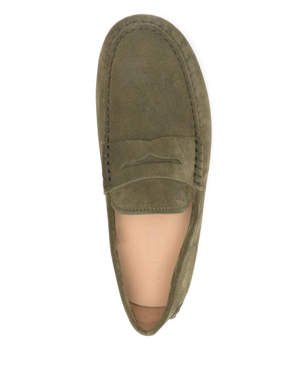Tod's Green Gommino Bubble Loafers for men