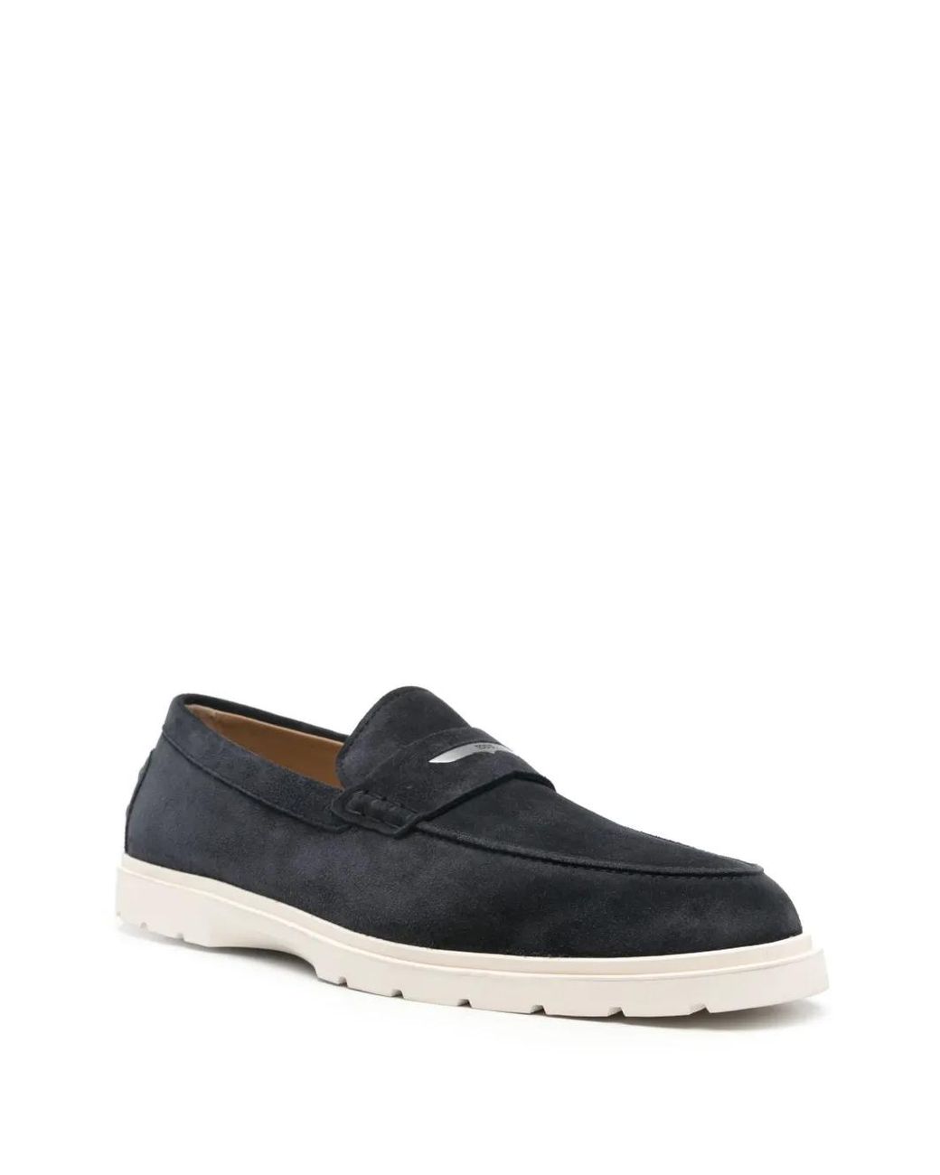 Tod's Black Calf Leather Loafer for men