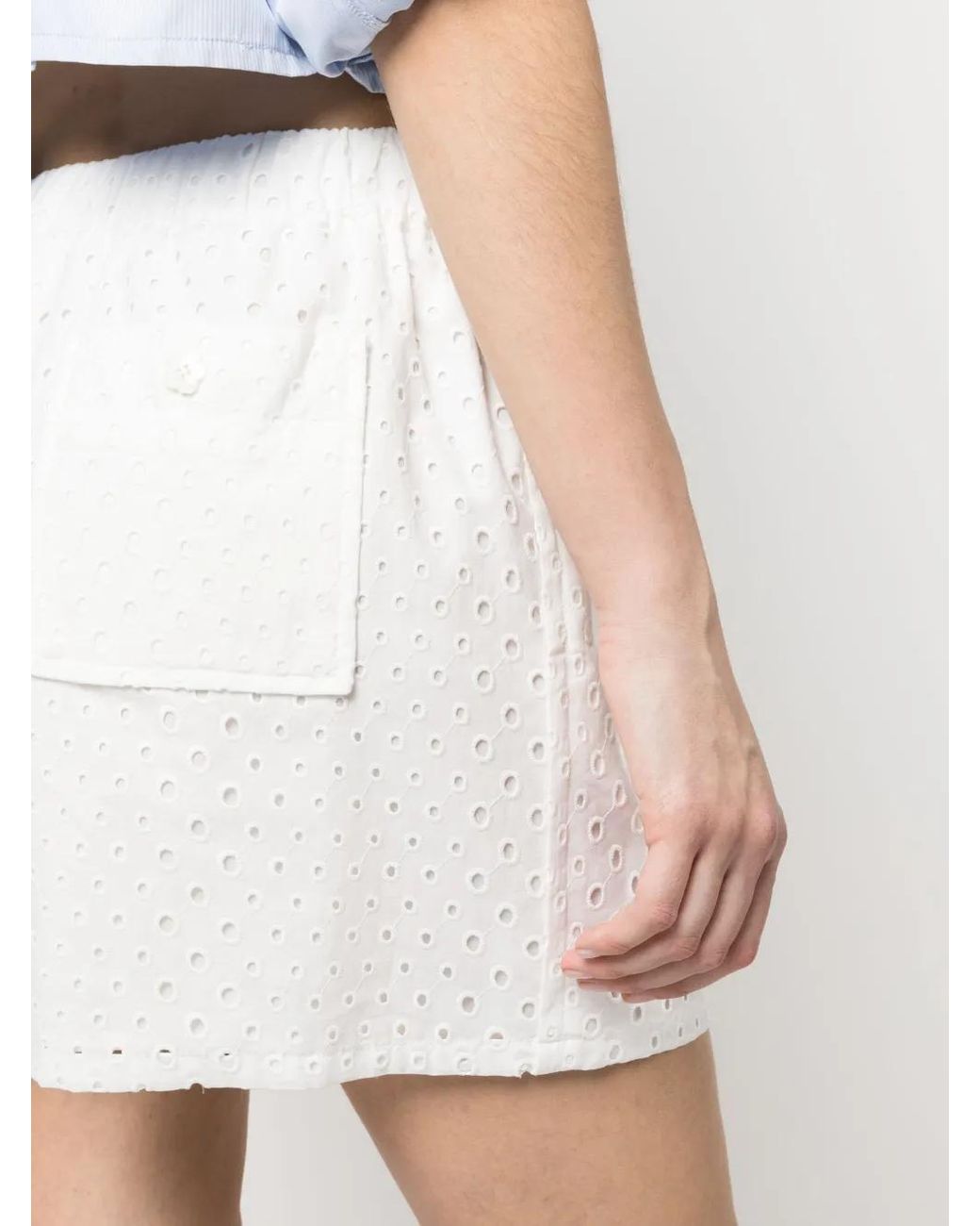 KENZO White Regular Fit Shorts