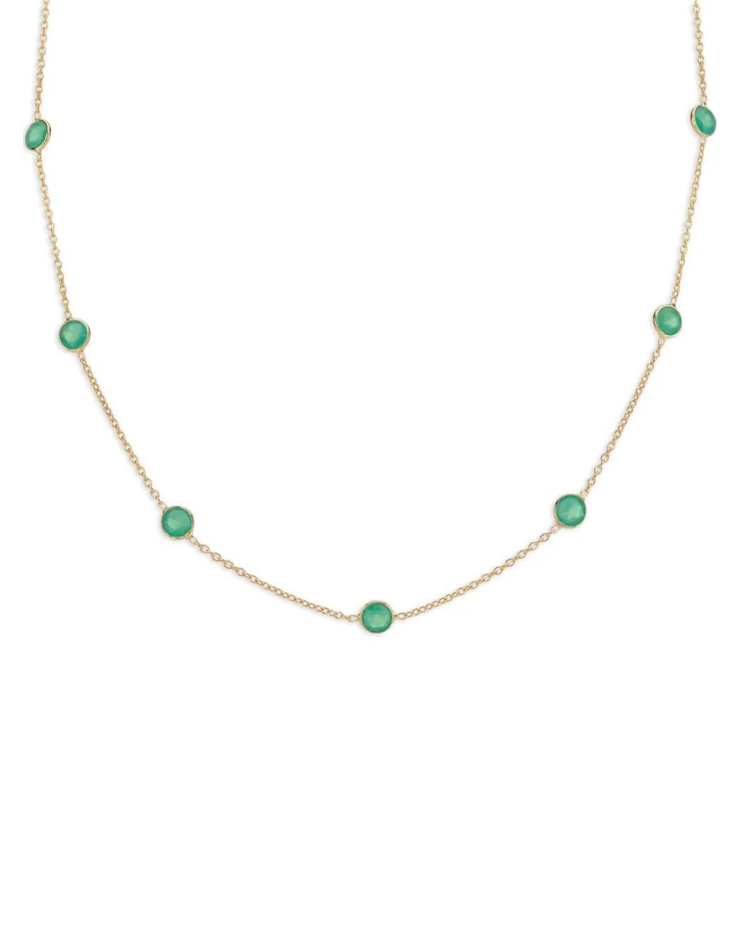Auree Jewellery Metallic Antibes Gemstone Necklace
