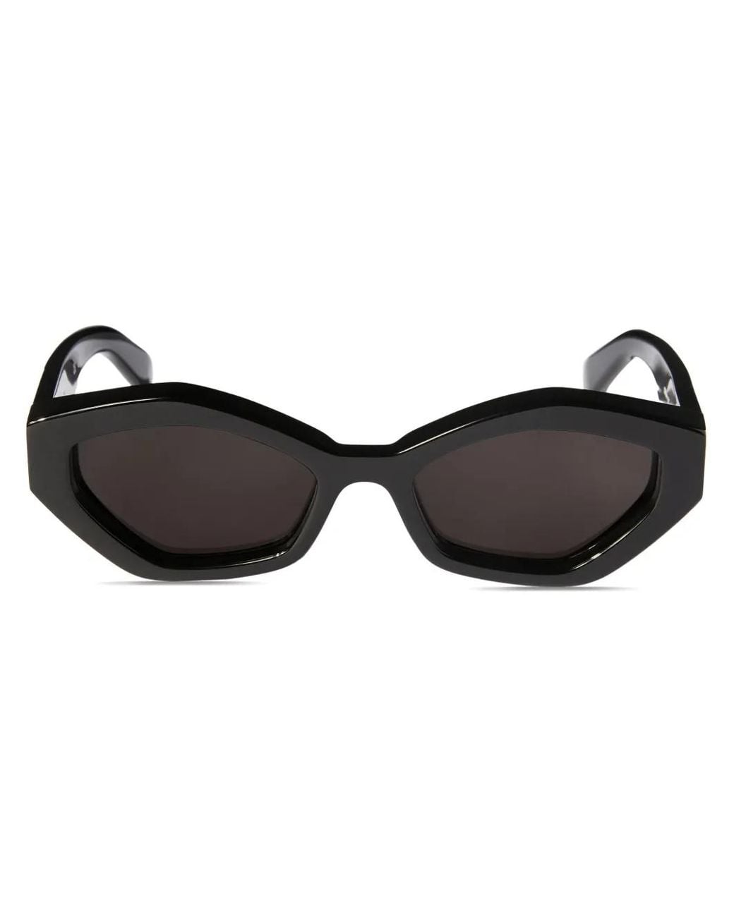 Off-White c/o Virgil Abloh Black Geometric-Frame Sunglasses