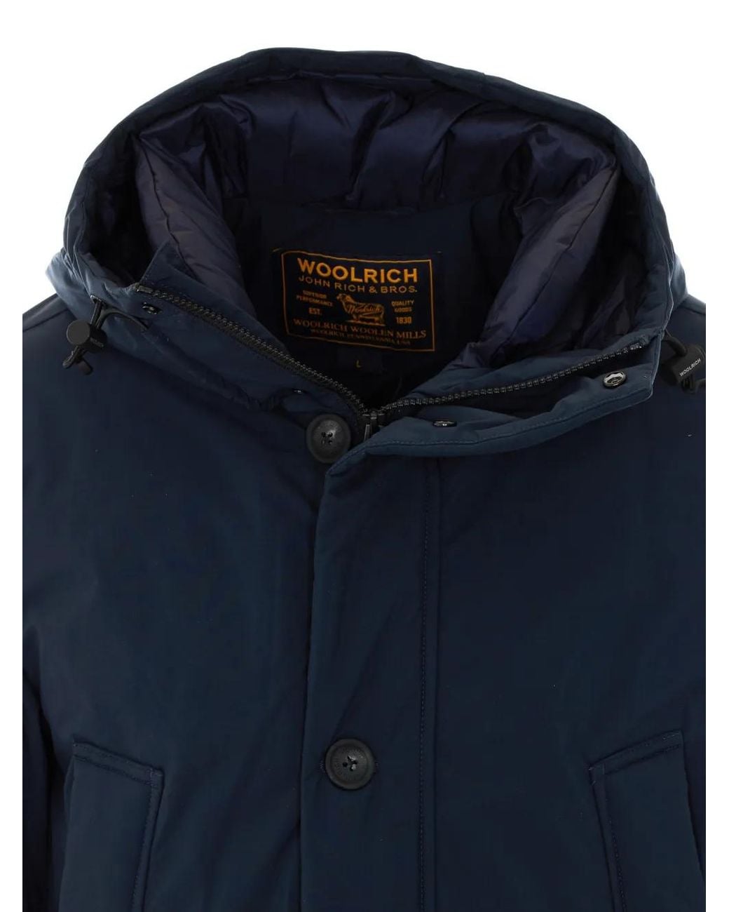 Woolrich Blue Cloud Arctic Padded Hooded Parka for men