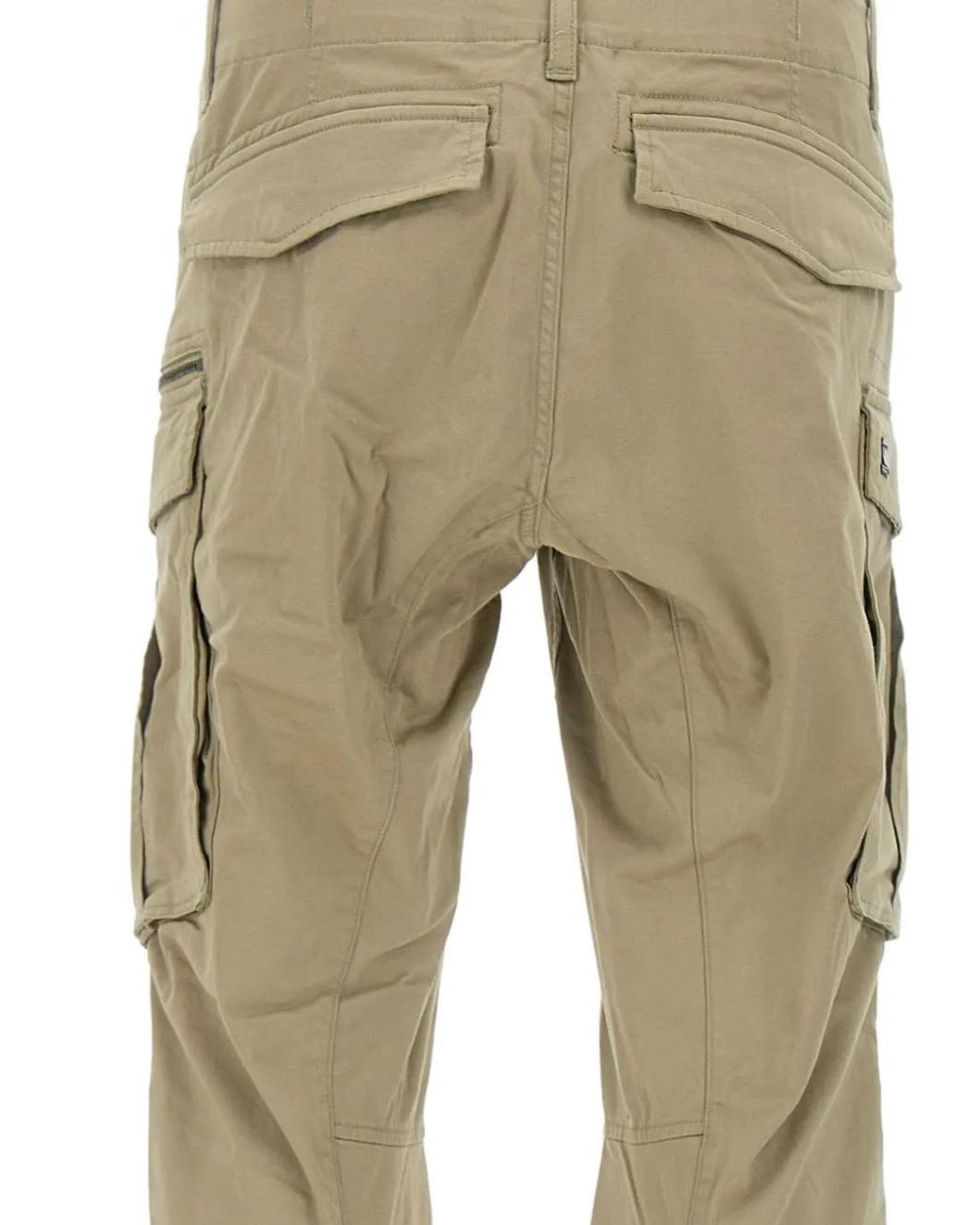 G-Star Natural Rovic Zip 3D Cargo-Pocket Trousers for men