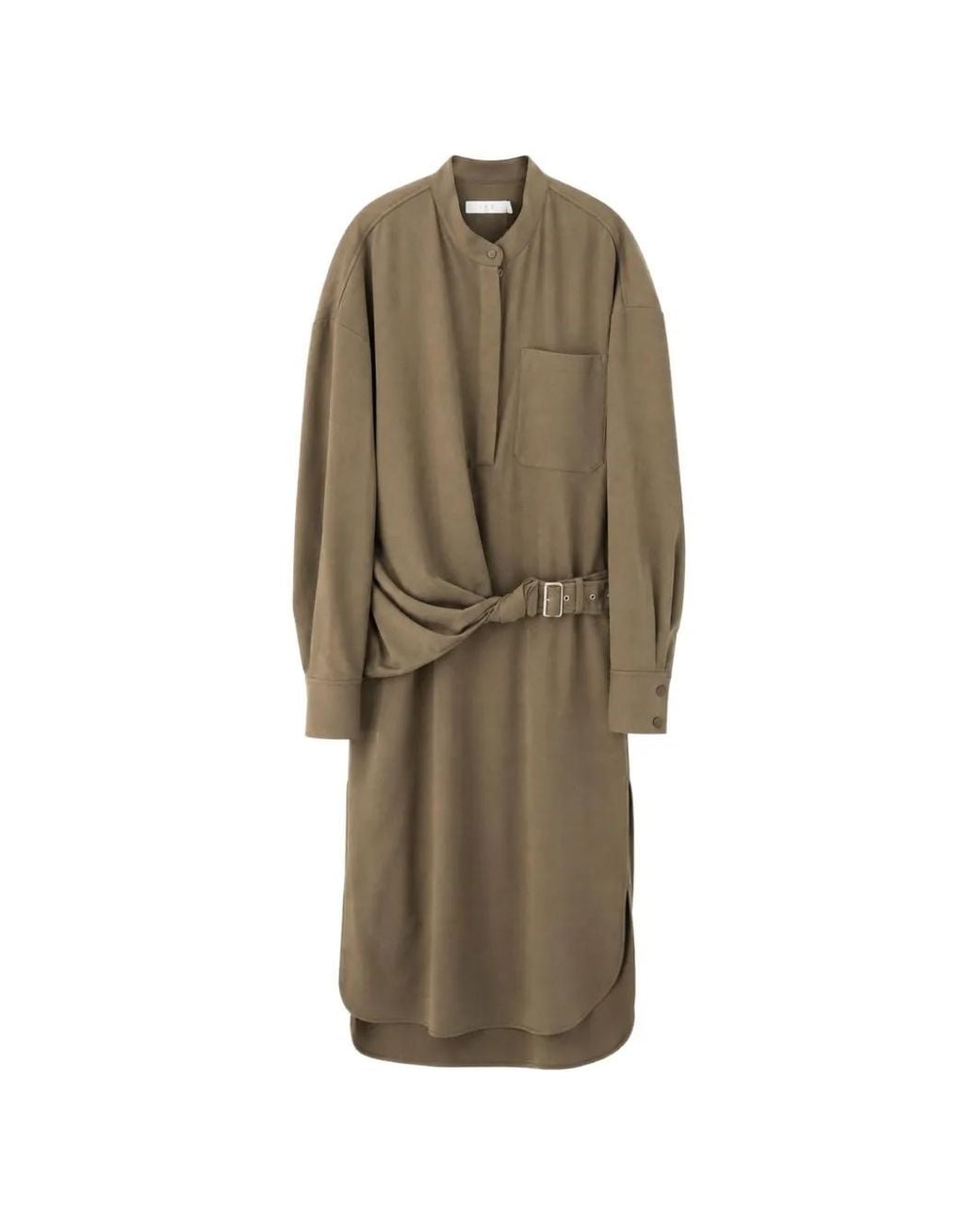IRO Natural Meyna Belted Midi Dress