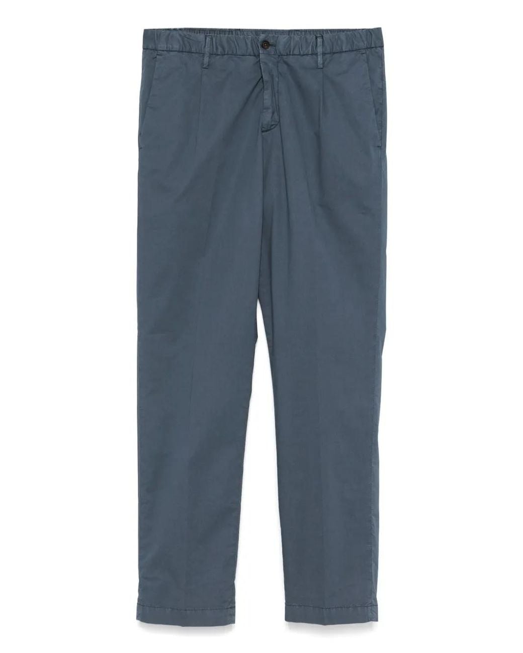 Corneliani Blue Straight-Leg Trousers for men
