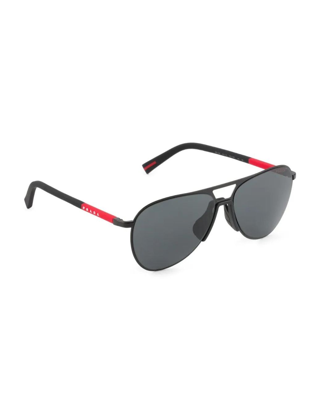 Prada Gray Linea Rossa Sunglasses for men