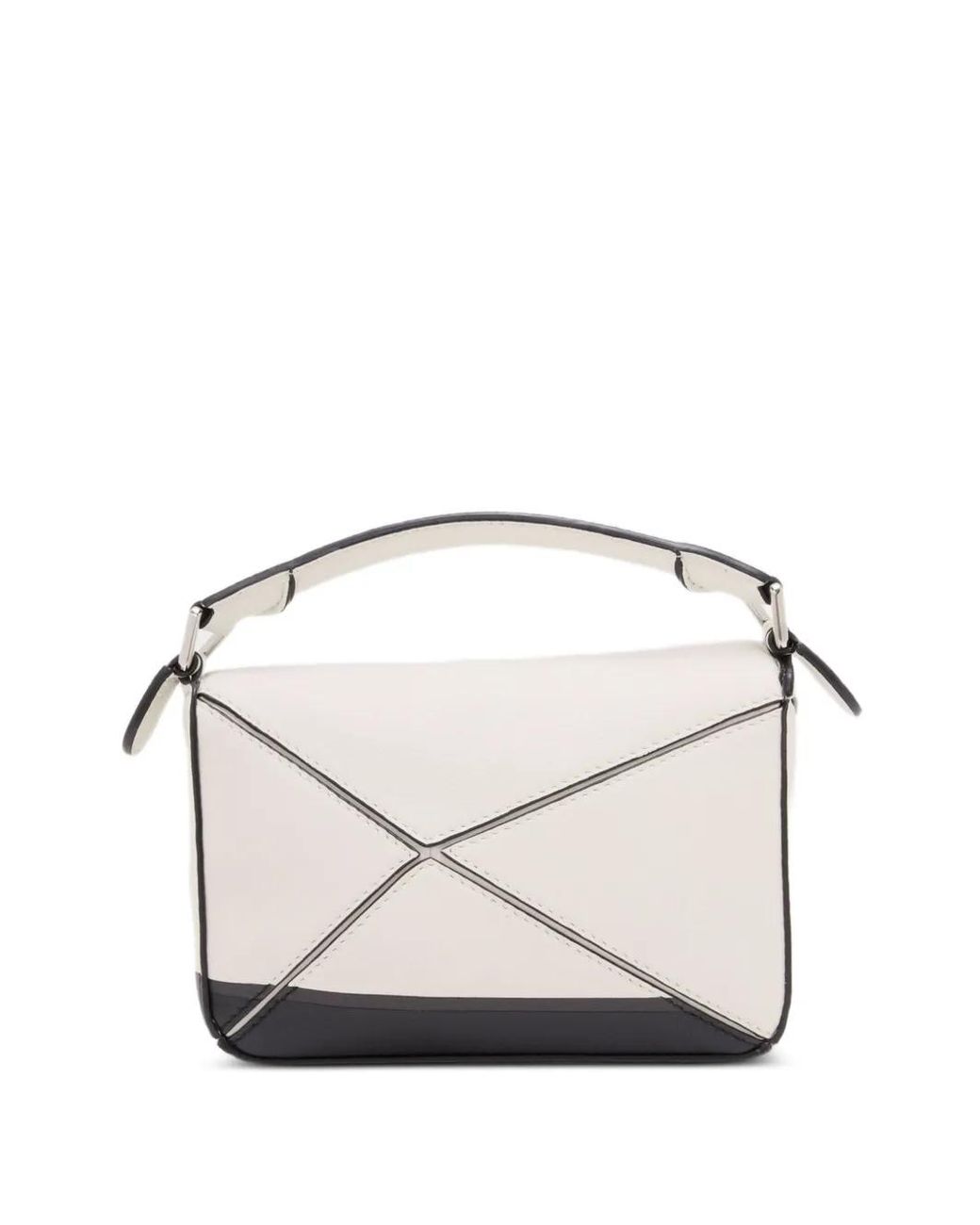 Loewe White Futurist Cat Mini Puzzle Bag