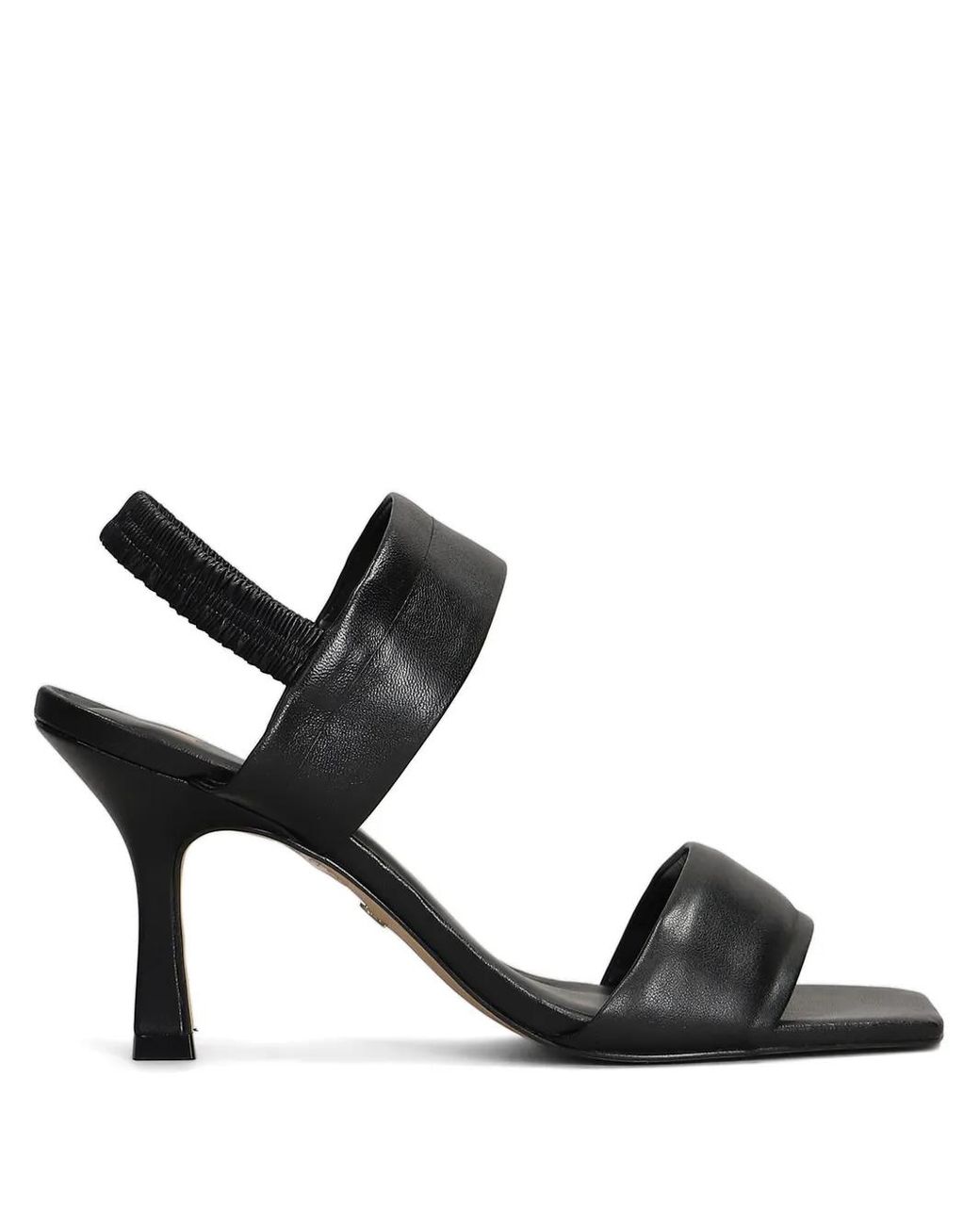 Carrano Black 90Mm Leather Sandals