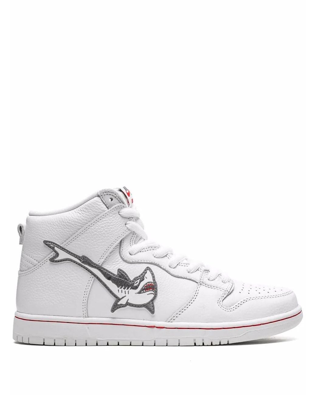 Nike White Sb Dunk High Pro Iso "Oski Great" Sneakers for men