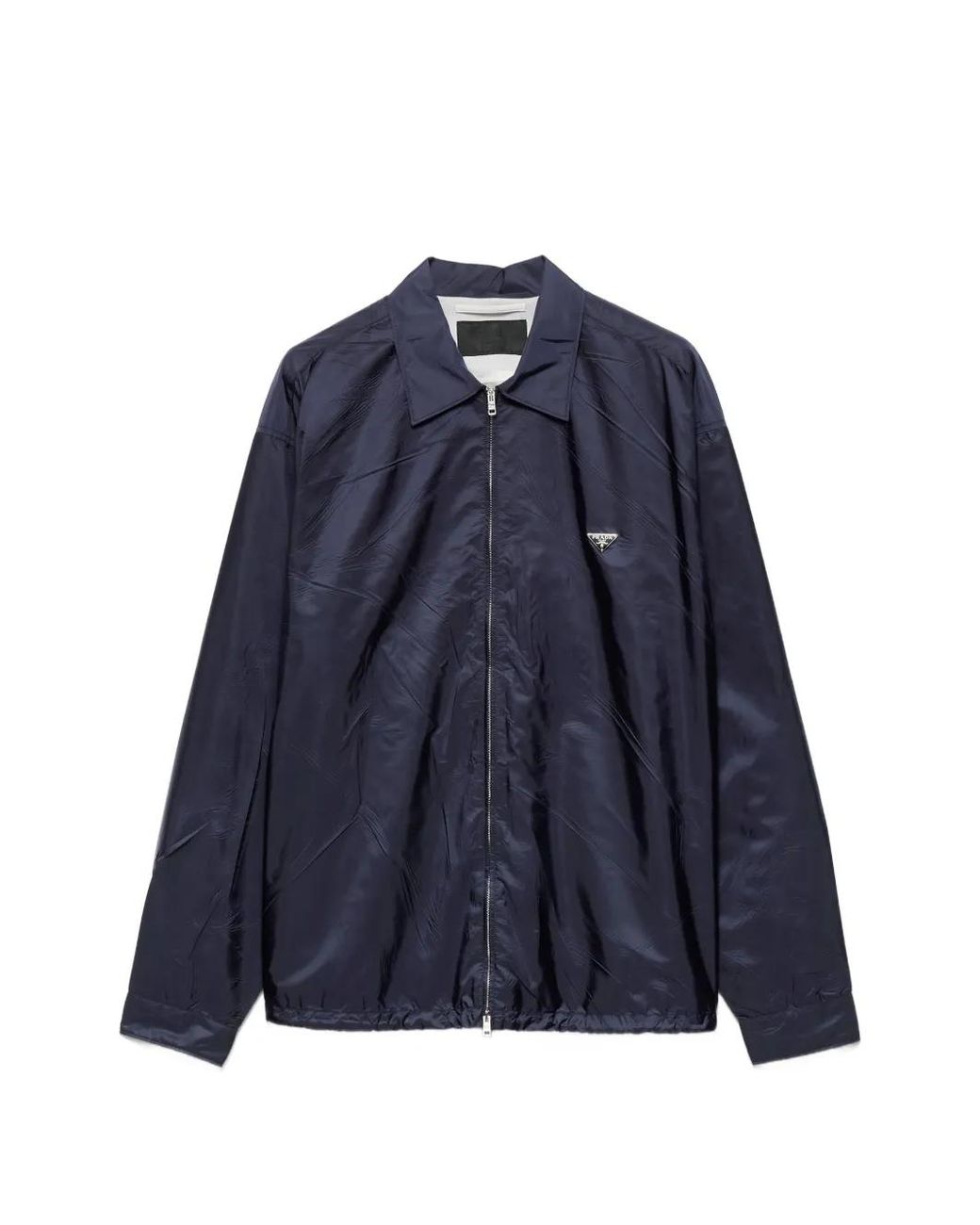 Prada Blue Re-Nylon Shirt for men