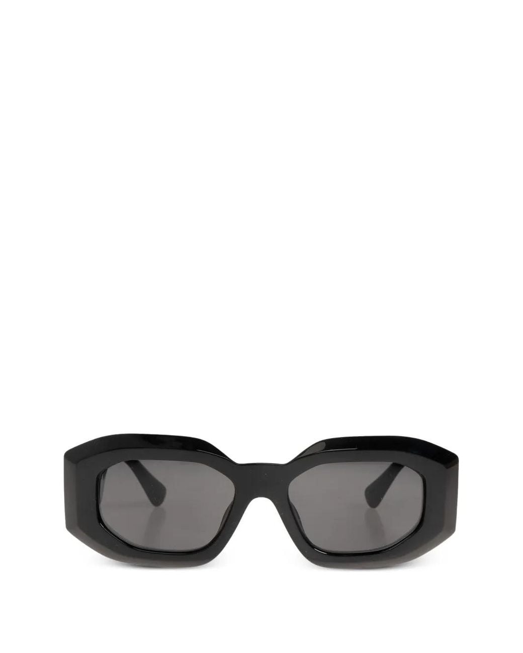 Versace Black Geometric-Frame Sunglasses for men