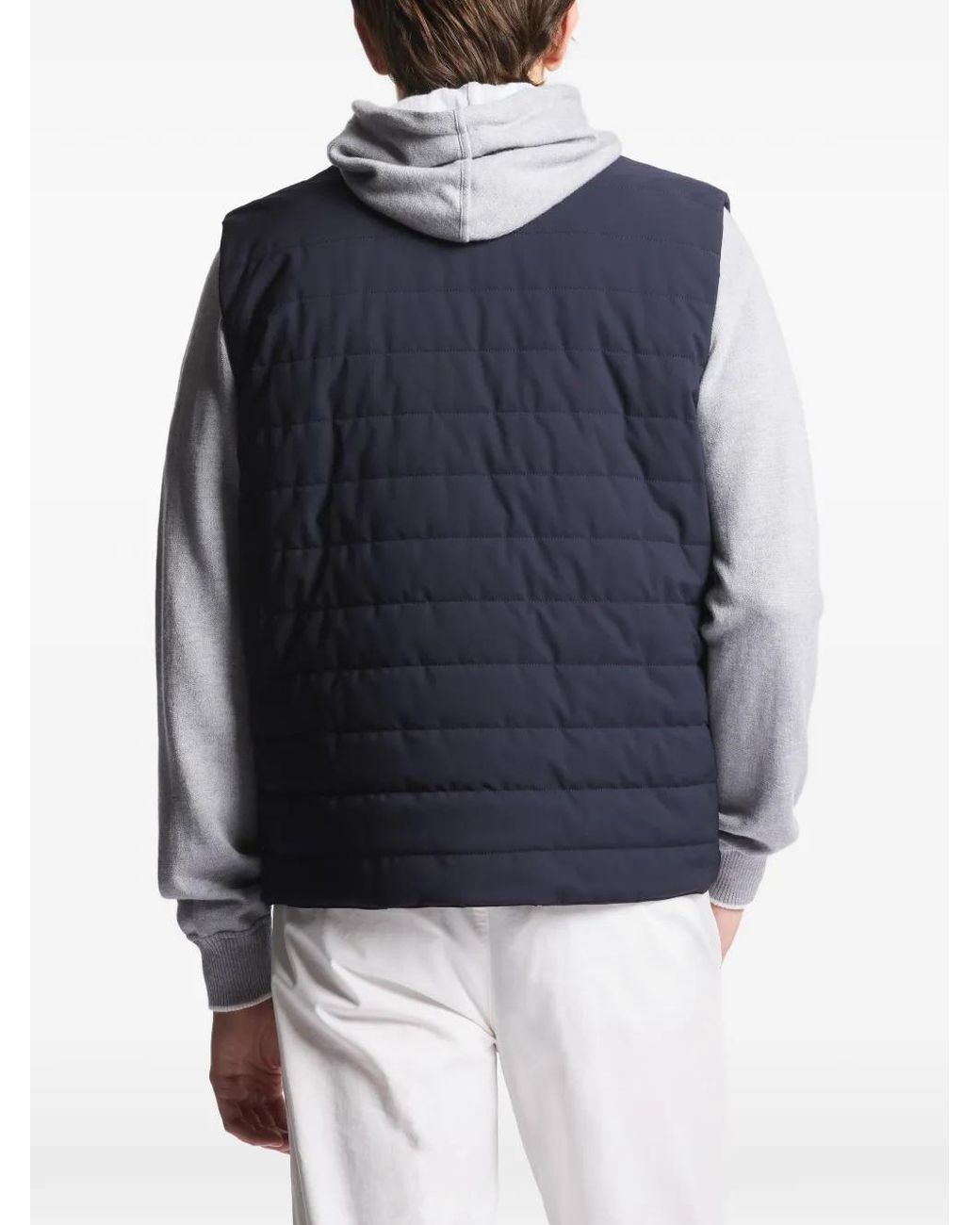 Chaleco Acolchado Con Bolsillo Fay de hombre de color Blue