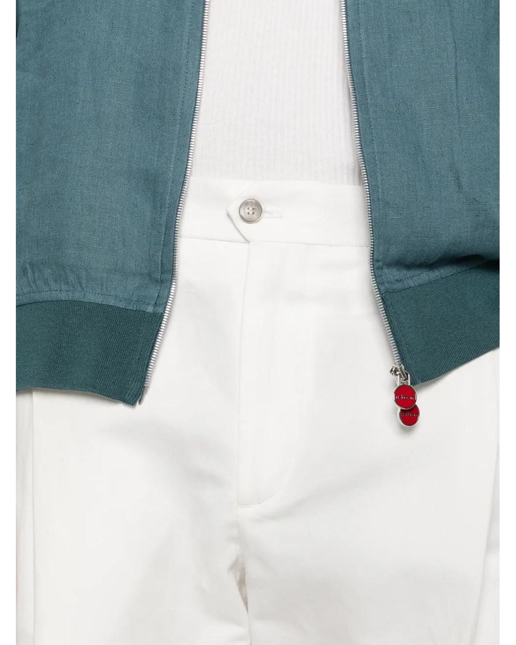 Briglia 1949 White Pleated Trousers for men