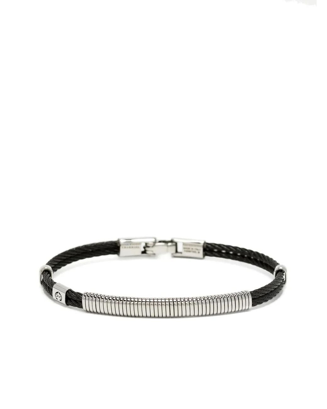 Charriol White Celtic Gentleman Driver Bracelet for men