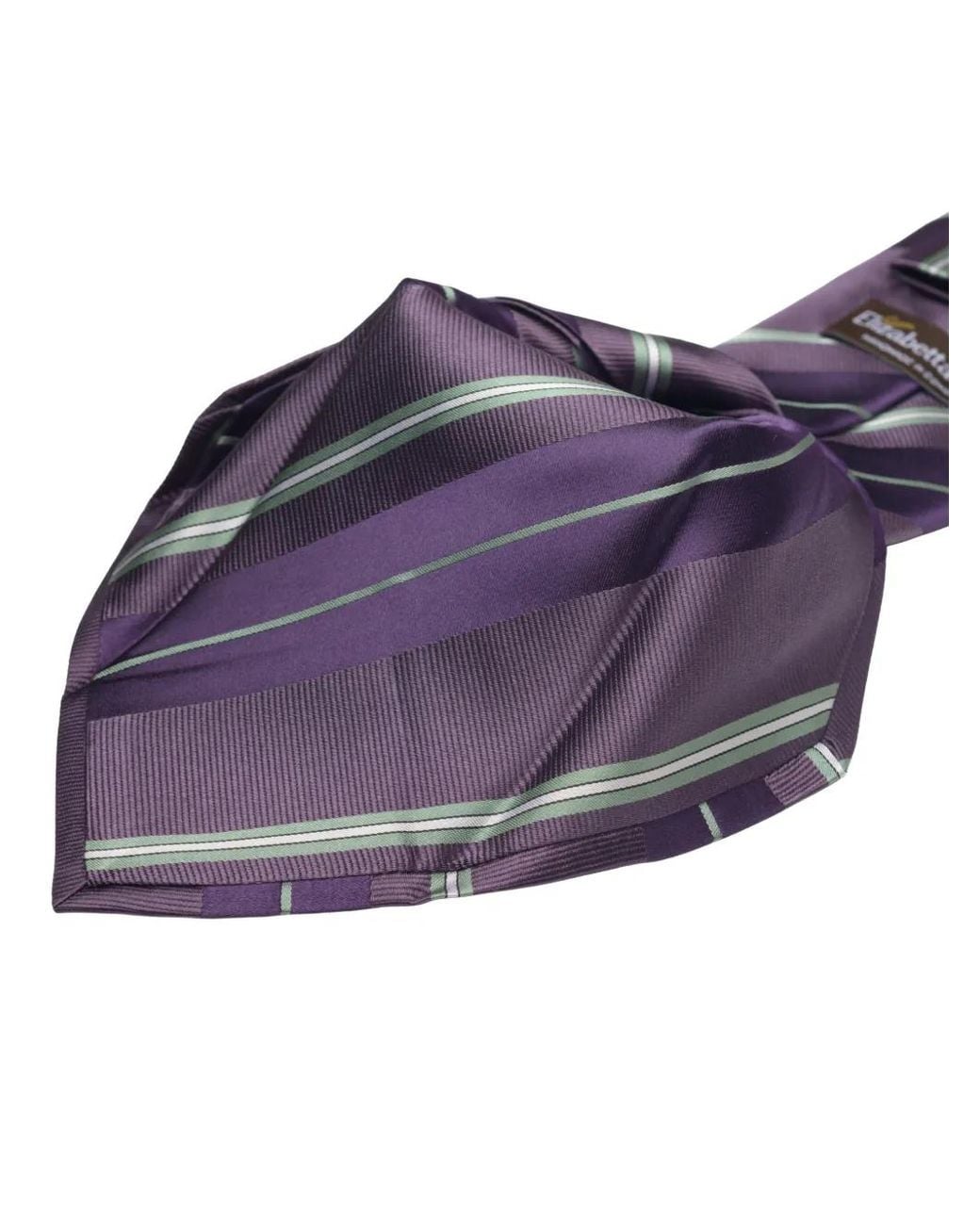 Elizabetta Purple Toledo Silk Jacquard Tie for men