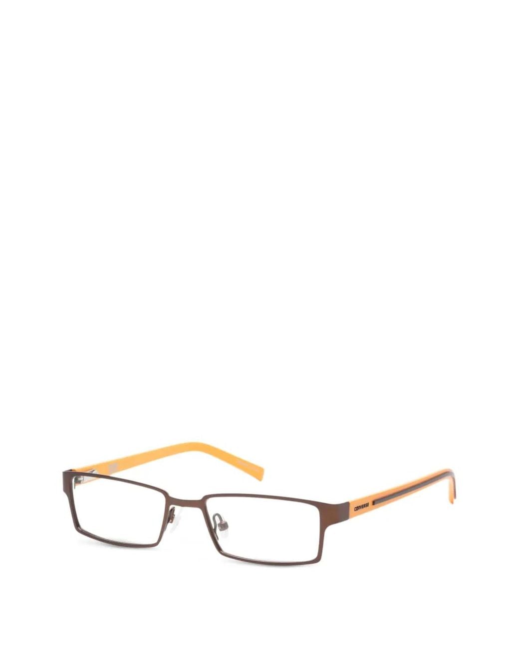 Converse White Rectangle-Frame Glasses