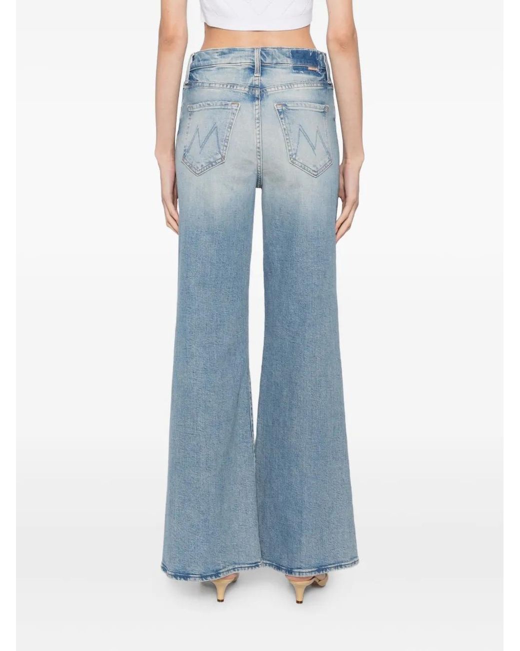 Mother Blue The Tomcat Roller Jeans