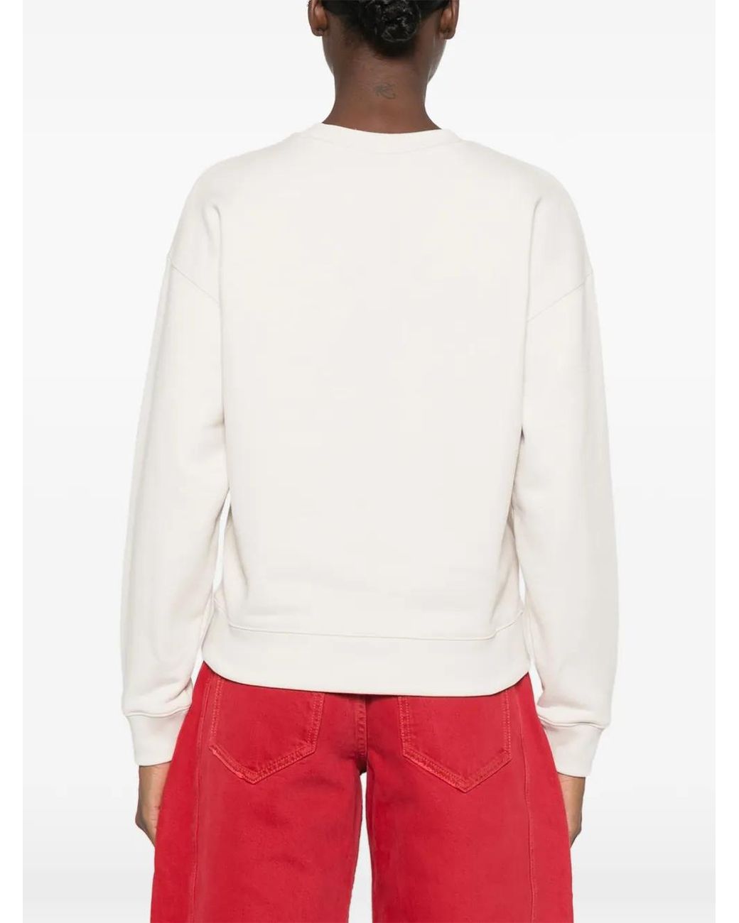 Maison Kitsuné White Pull À Patch Chillax Fox