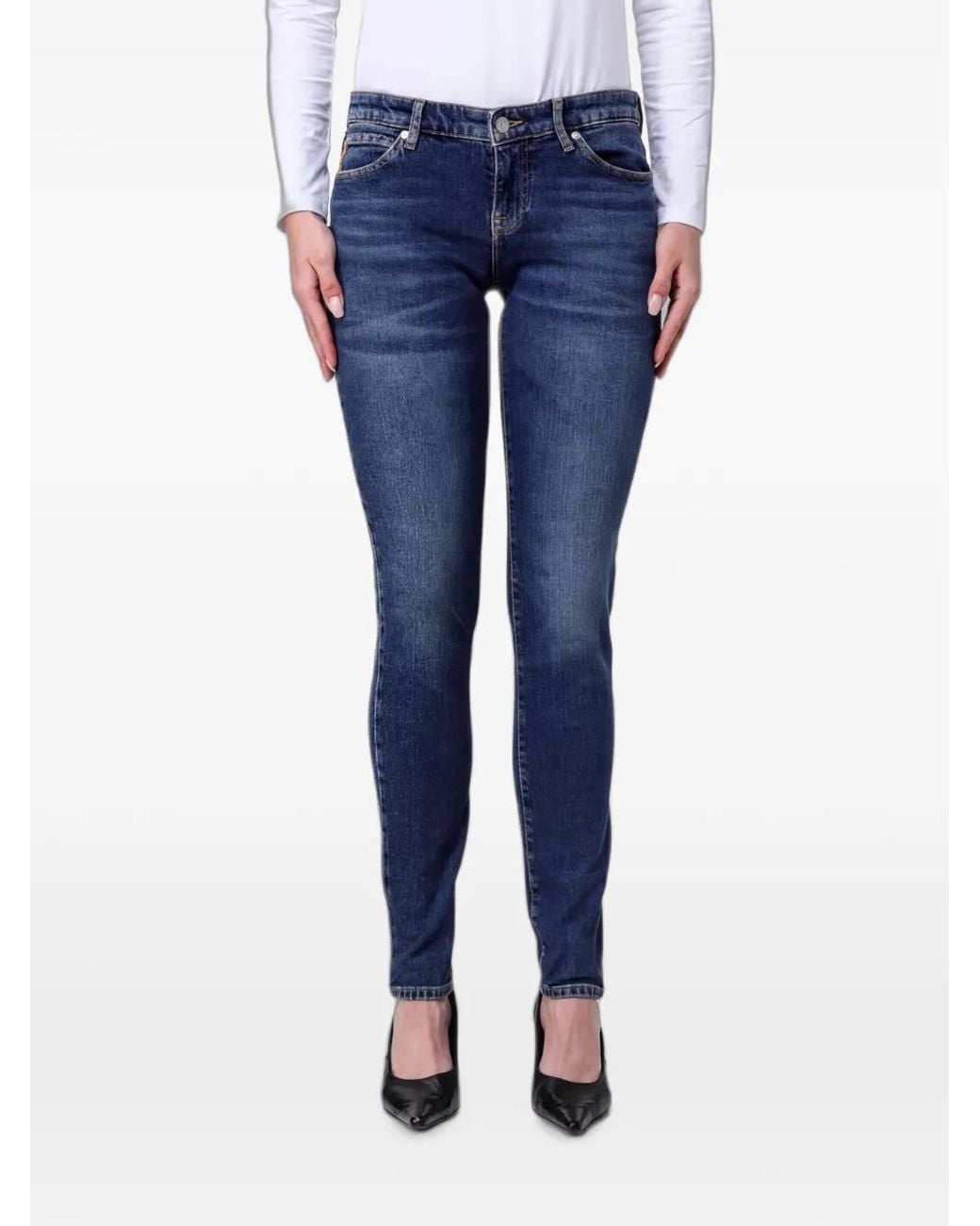 Emporio Armani Blue J06 Skinny Fit Jeans