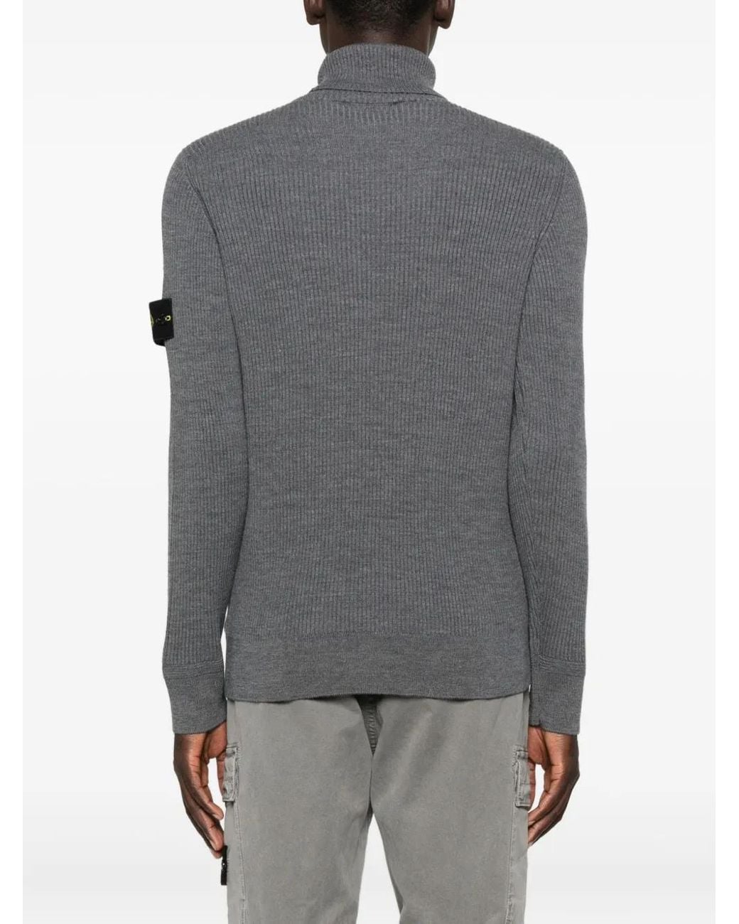 Stone Island Gray Sweater Clothing for men