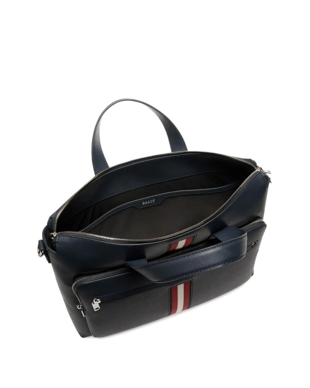 Portadocumenti Con Nastro di Bally in Black da Uomo