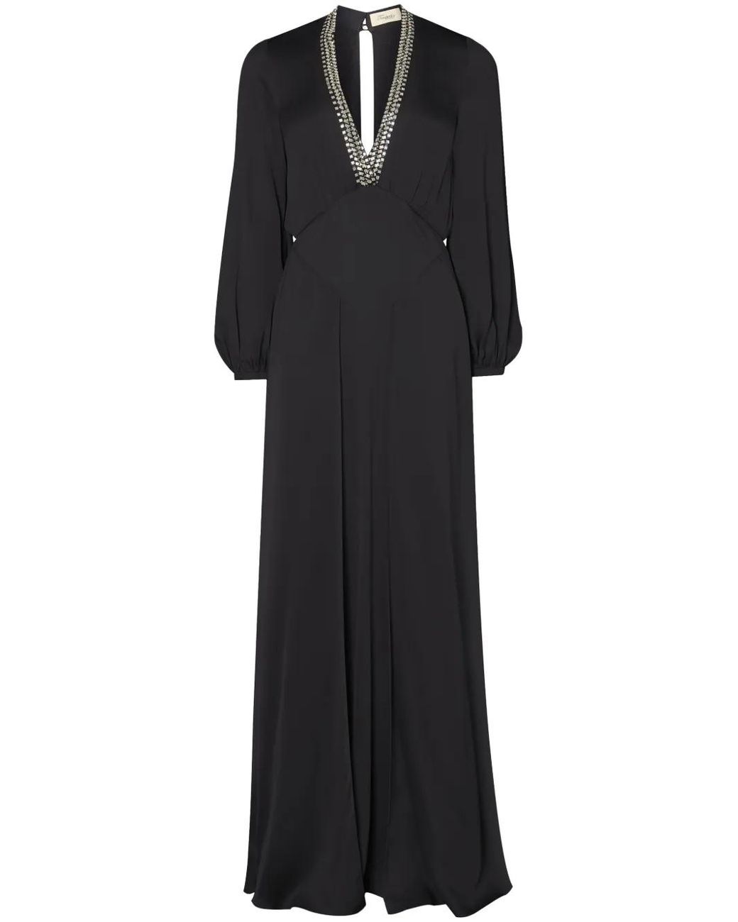 Temperley London Black Nina Maxi Dress