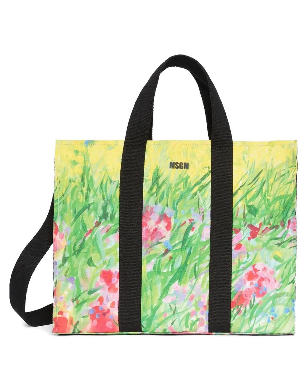 MSGM Shopper Met Print in het Green