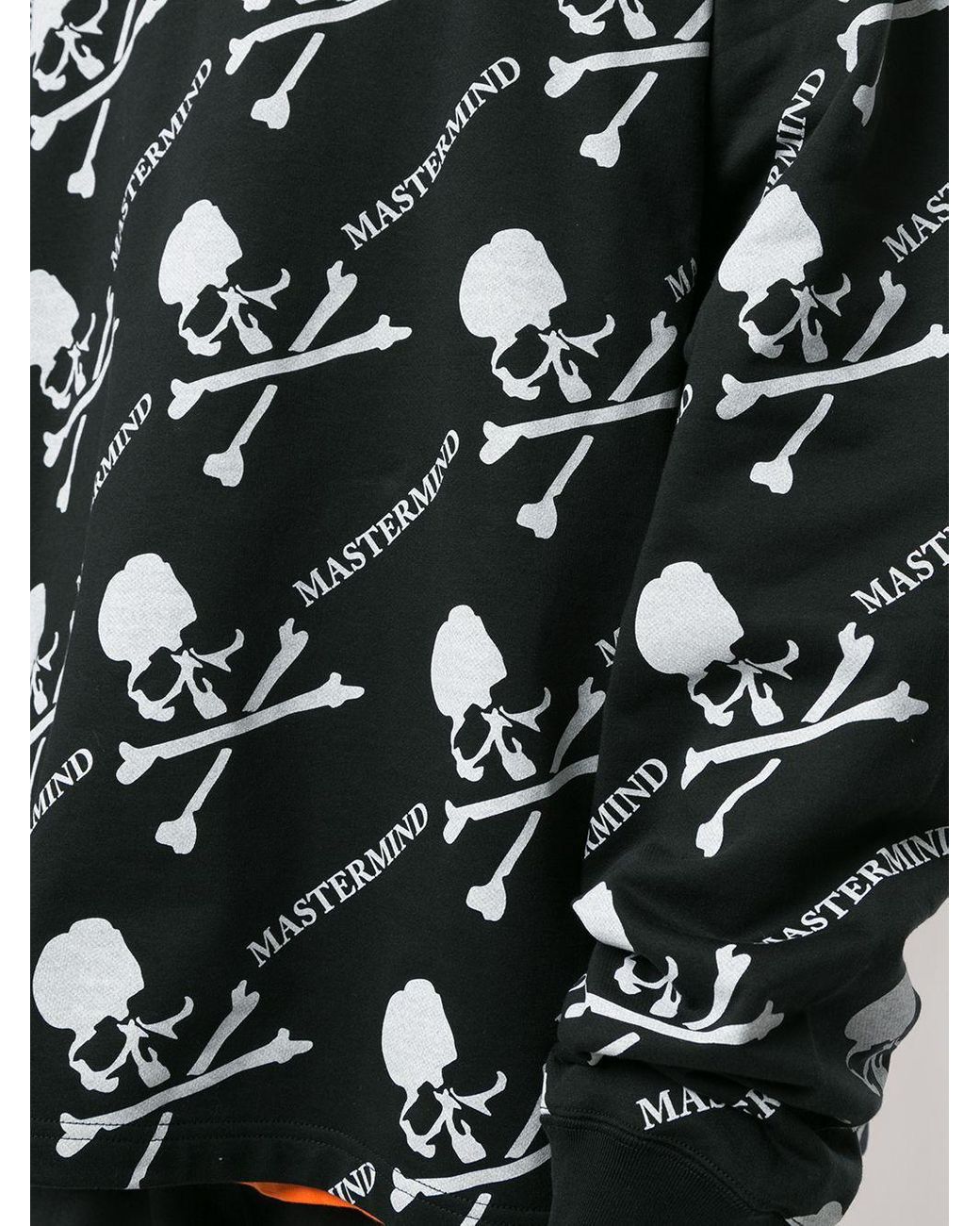 MASTERMIND WORLD Baumwolle Sweatshirt mit Totenkopf-Print in Schwarz für  Herren - Lyst
