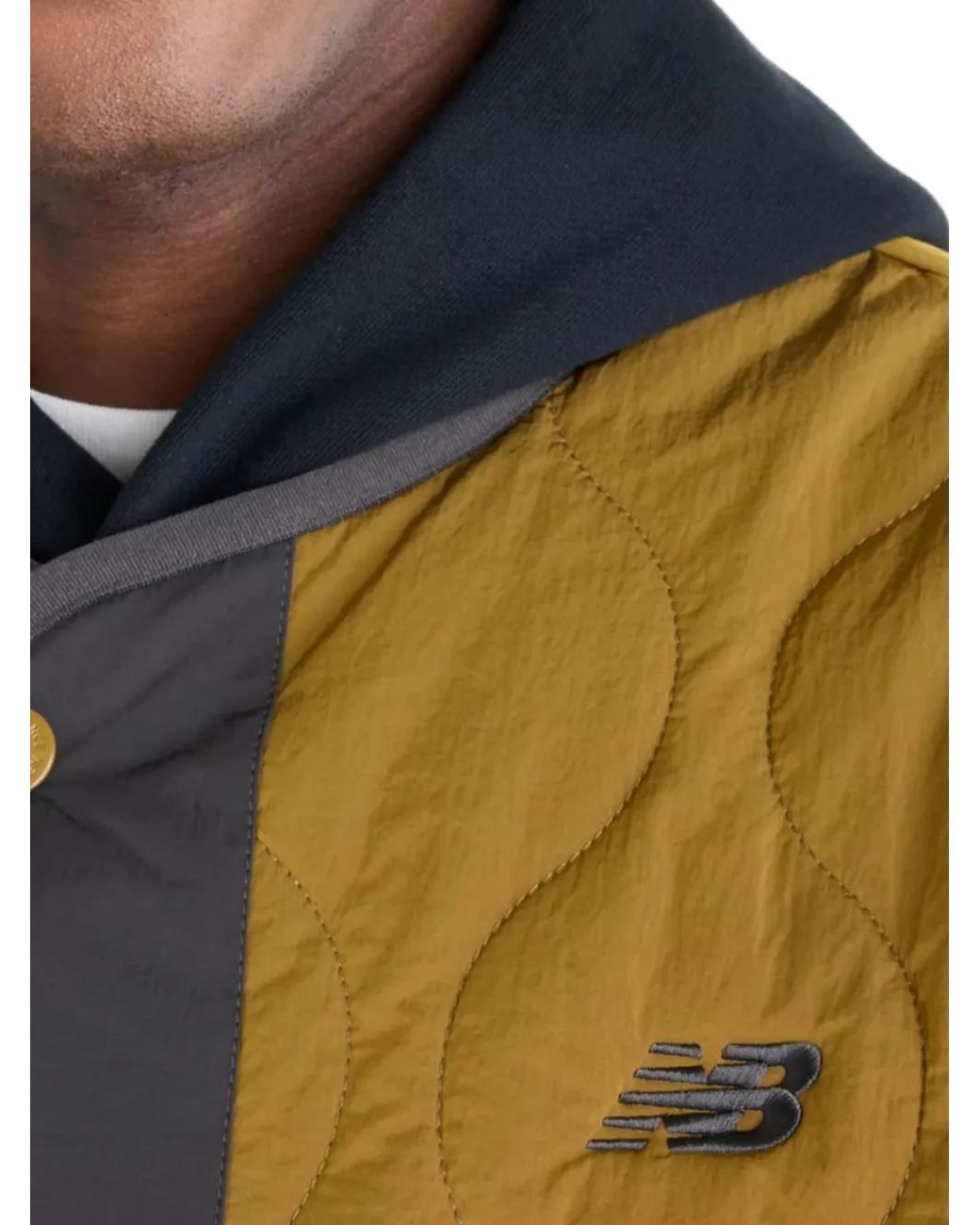 New Balance Multicolor Veste Bomber À Design Matelassé for men