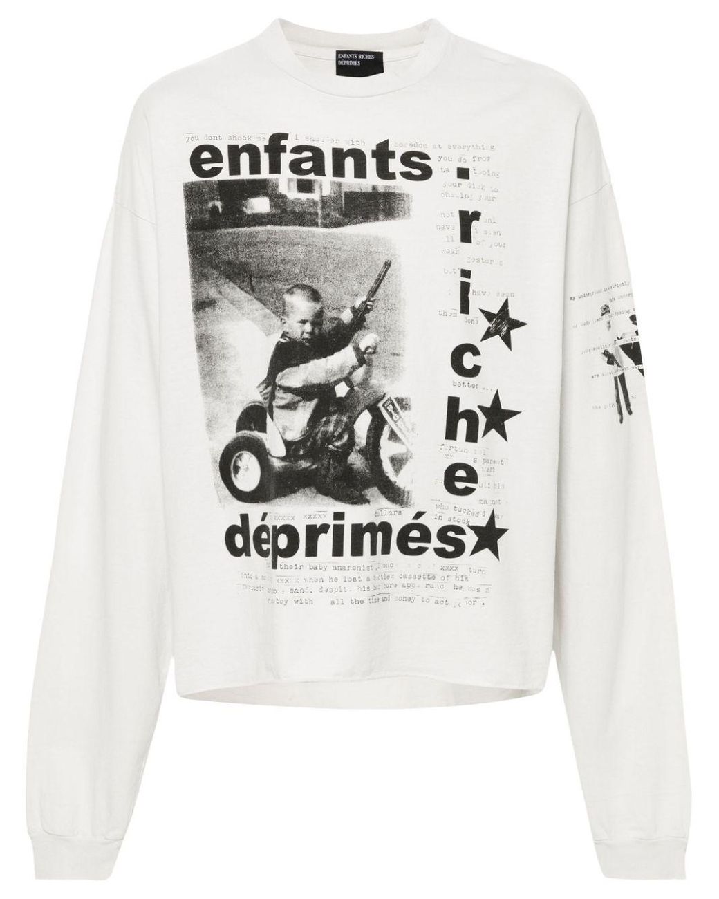 ENFANTS RICHES DEPRIMES ロンT サイズM ENFANTS RICHES DEPRIMES (アンファン・リッシュ・デプリメ
