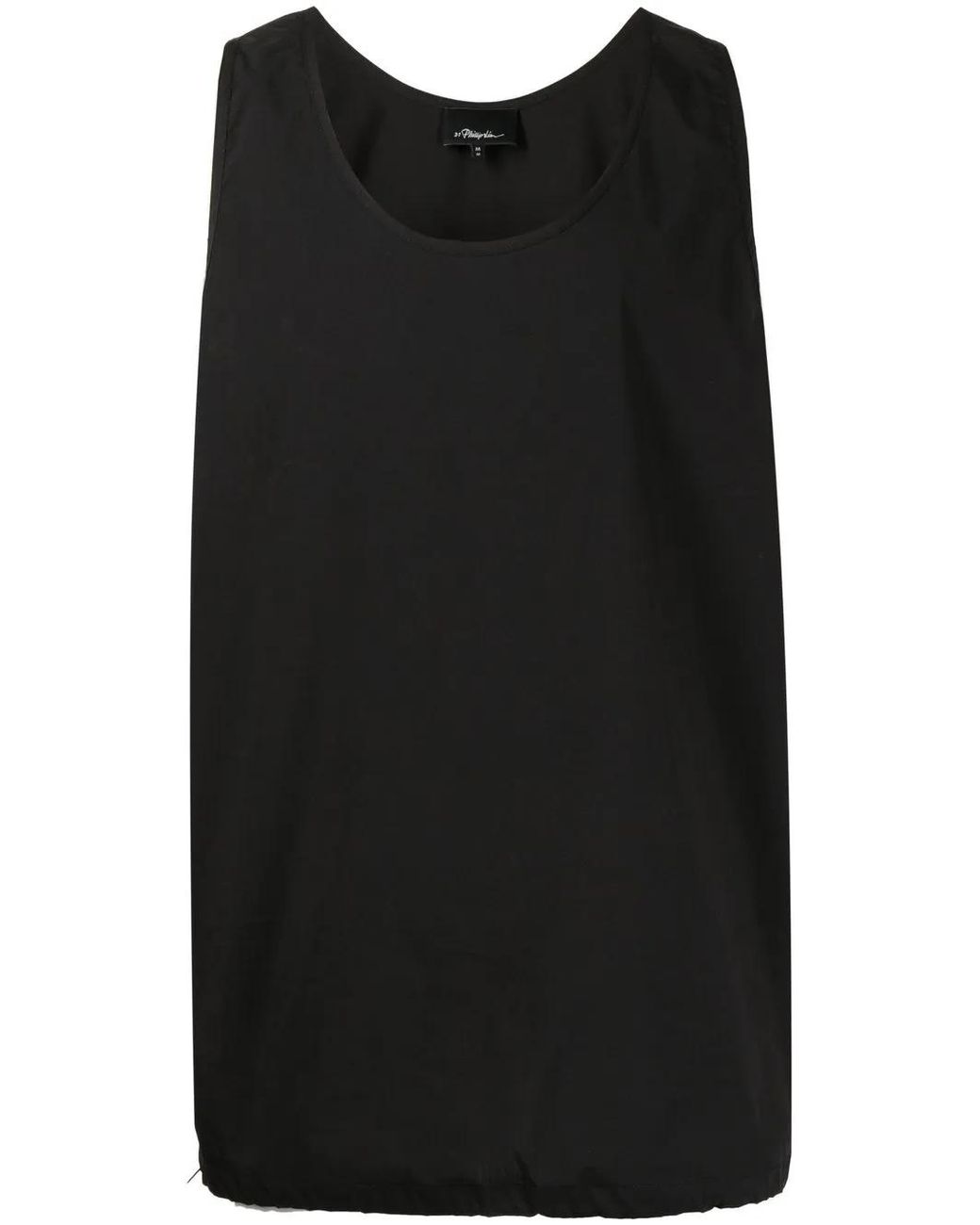 3.1 Phillip Lim Black Scoop-Neck Tank Top for men